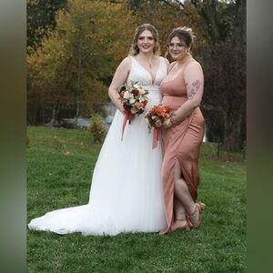 Azazie Mero Satin Bridesmaid Dress